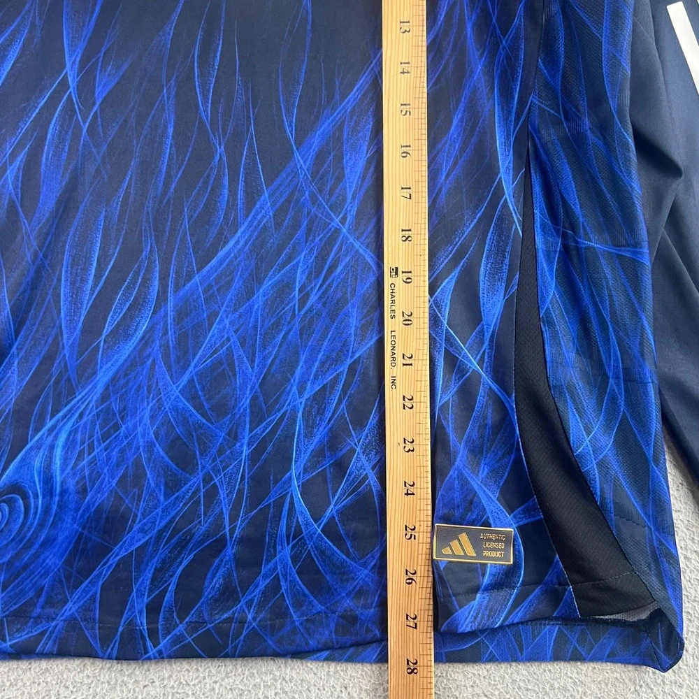 Adidas Y-3 Yohji Yamamoto Japan National Team Jersey Long Sleeve Blue Slim